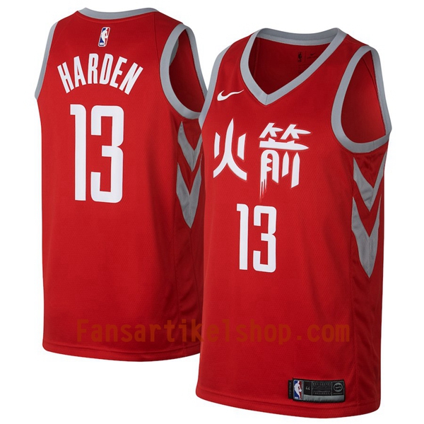 NBA Houston Rockets Trikot James Harden 13 Nike City Edition Swingman - Herren